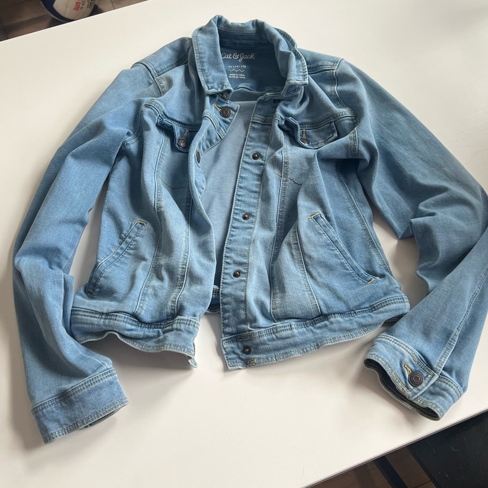 Cat & Jack Girls Jean Jacket Size 14/16